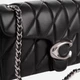 Сумка кросс-боди через плечо женская из натуральной кожи средняя Coach Tabby Shoulder Bag 26 With Pillow Quilting BG-COA-71 Silver/Black (195031262173) - изображение 8