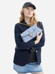 Сумка кросс-боди через плечо женская из натуральной кожи средняя Coach Tabby Shoulder Bag 26 With Pillow Quilting BG-COA-74 Brass/Bluebell (195031264139) - изображение 3