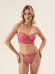 Biustonosz bustier Esotiq Bloomy 42870-42X 70C Różowe (5903972552780) - obraz 3