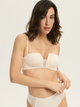 Biustonosz damski Push Up z fiszbinami Esotiq Blank 42880-01X 70B Kremowy (5903972553251) - obraz 1