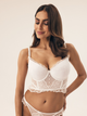 Biustonosz bustier Esotiq Bogata 42890-00X 80C Białe (5903972557433) - obraz 1