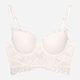 Biustonosz bustier Esotiq Bogata 42890-00X 75E Białe (5903972557501) - obraz 6