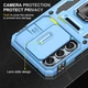 Ударостійкий чохол Camshield Army Ring для Samsung Galaxy A36 5G / A56 5G Блакитний / Light Blue - изображение 4