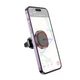 Автотримач для телефона BOROFONE BH124 Roman magnetic car holder (air outlet), Black-Red - зображення 5