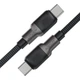 Data - Кабель ACEFAST C10-03 Type-C to Type-C 3A 60W 1.2m, Black - изображение 2