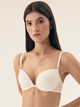 Biustonosz damski Push Up z fiszbinami Bloovii Saoui 43119-01X 65B Kremowy (5903972578568) - obraz 1