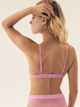 Biustonosz damski bez Push Up braletka Bloovii Saoui 43116-30X M Różowy (5903972578261) - obraz 2