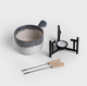 Zestaw do fondue HOMLA Lambi z podgrzewaczem 0.5 l (5906496719776) - obraz 3