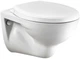 Унитаз подвесной PEARL Verona WHB-VER-PP ободковый с сиденьем полипропилен (11-001) - изображение 1