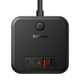 Мережевий зарядний пристрій Baseus PowerCombo Cube Power Strip 3AC+2U+2C 30W 1.5m EU Cluster Black E00066400117-00 - зображення 4