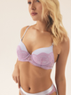 Biustonosz damski Push Up z fiszbinami Bloovii Samara 43224-05X 65B Błękitny (5903972578018) - obraz 1