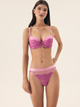 Biustonosz damski Push Up z fiszbinami Bloovii Samara 43224-30X 65B Różowy (5903972578131) - obraz 3