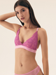 Biustonosz damski bez Push Up braletka Bloovii Samara 43225-30X M Różowy (5903972578209) - obraz 1