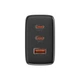 Сітчастий зарядний пристрій Baseus Cube Pro Fast Charger 2C+U 65W EU Cluster Black (P10152301113-00) - зображення 3
