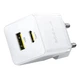 Мережевий зарядний пристрій Baseus Palm Fast Charger C+U 20W EU Moon White (P10111608213-00) - зображення 4