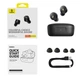 Бездротові навушники Baseus Bowie E18 True Wireless Earphones Cosmic Black (A00023800123-00) - зображення 14