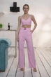 Женский костюм "Alessandra long" XS розовый - изображение 2