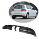 Дифузор заднього бампера V2 (для Base HB 2010-2013, Карбон) для Volkswagen Golf 6 - зображення 1