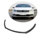 Накладка на передній бампер Lip (для 2012-2018, Карбон) для Volkswagen Passat СС 2008- рр - зображення 1