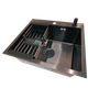 Кухонна мійка 4-в-1 (комплект) Kraft KRF 5050 decor (3.0/1.0 мм) - зображення 3