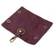 Ключница кожаная с карабином HandyCover HC0055 бордовая - изображение 3