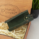 Ключница кожаная с карабином HandyCover HC0055 зеленая - изображение 6