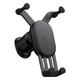 Автомобильный держатель для телефона Baseus Stable Gravitational Wireless Charging Car Mount Pro с беспроводной зарядкой 15W для крепления в воздуховоде (SUWX030001) Black - изображение 1