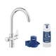 Змішувач для кухні Grohe Blue Pure StartCurve 30592000 з фільтром Blue S-Size 40404001 та головкою 64508001 (30594040) - изображение 1
