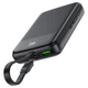 Зовнішній акумулятор Power Bank ACEFAST M13 PD22.5W power bank with cable 10000mAh, Black - зображення 4