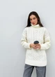 Светр ART KNIT Олівія молочний, oversize 032218 - зображення 2