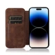 Чохол-книжка Knight Leather Wallet для Apple iPhone 15 Brown - зображення 4