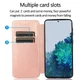 Чехол-книжка Knight Leather Wallet для Samsung Galaxy S21 Plus Rose Gold - изображение 7