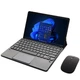 Клавиатура-подставка беспроводная Smart Keyboard + Мышка для Chuwi Hi10 X1 Ukr+Eng Black - изображение 3