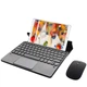 Клавиатура-подставка беспроводная Smart Keyboard + Мышка для Androix Mid Pad PRO 8 Ukr+Eng Black - изображение 4