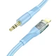 Кабель HOCO UPA25 3.5mm to lightning Transparent Discovery Edition Digital audio conversion cable, 1M, blue - изображение 2