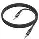 Кабель HOCO UPA27 Spirit transparent AUX audio cable, 1.2M, black - изображение 3