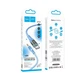 Кабель HOCO UPA25 3.5mm to Type-C Transparent Discovery Edition Digital audio conversion cable, 1M, blue - изображение 3
