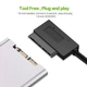 Кабель-адаптер SATA III 22pin to Type-C 6Gbps для HDD и SSD Black - изображение 2