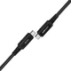 Кабель Acefast C4-03 Type-C to Type-C PD 100W 2m черный - изображение 3
