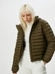 Куртка демисезонная с капюшоном женская Koton 4WAK20127EW876 34 Хаки (8683355715182) - изображение 4