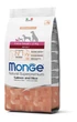 Корм Monge Dog Extrasmall Adult Salmone сухой с лососем для взрослых собак миниатюрных пород 0.8 кг - изображение 1