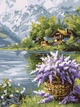 Картина за номерами Ideyka Бузковий кошик 30х40 см (4823104375456) - зображення 1