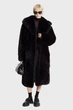 Жіноча шуба чорна FAUX FUR LONG COAT Michael Kors S MF420GKF1Q - зображення 2