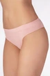 Трусики-бразилиана бесшовные Giulia Slip Brasilliana Rose Tan S/M Розовые - изображение 1
