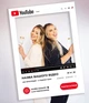 Рамка для фотосессии с интерфейсом YouTube 100х70 см (YT8091) - изображение 2