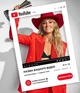 Рамка для фотосессии с интерфейсом YouTube 100х70 см (YT8091) - изображение 4