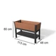 Горщик для квітів Keter Donica Elevated Garden Bed Pro коричневий 255161 - изображение 6