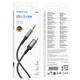 Кабель BOROFONE BL24 AUX Jack 3.5 to Type-C (1M) для Samsung/Xiaomi/Huawei/Meizu Чорний - зображення 2