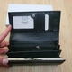 Женский классический кошелек из натуральной кожи Чорний w1-v кнопка 18.5×8.5 - изображение 5