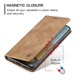 Чехол книжка с магнитом Xiaomi Redmi Note 14 Pro+ 5G CaseMe Brown (41040-30) - изображение 4